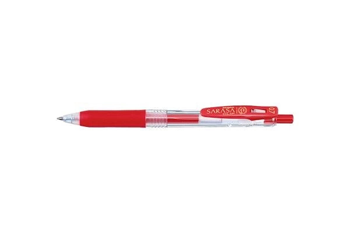 Supertrend Sarasa Clip Jel Mürekkepli Roller Kalem 0.7 mm. KIRMIZI