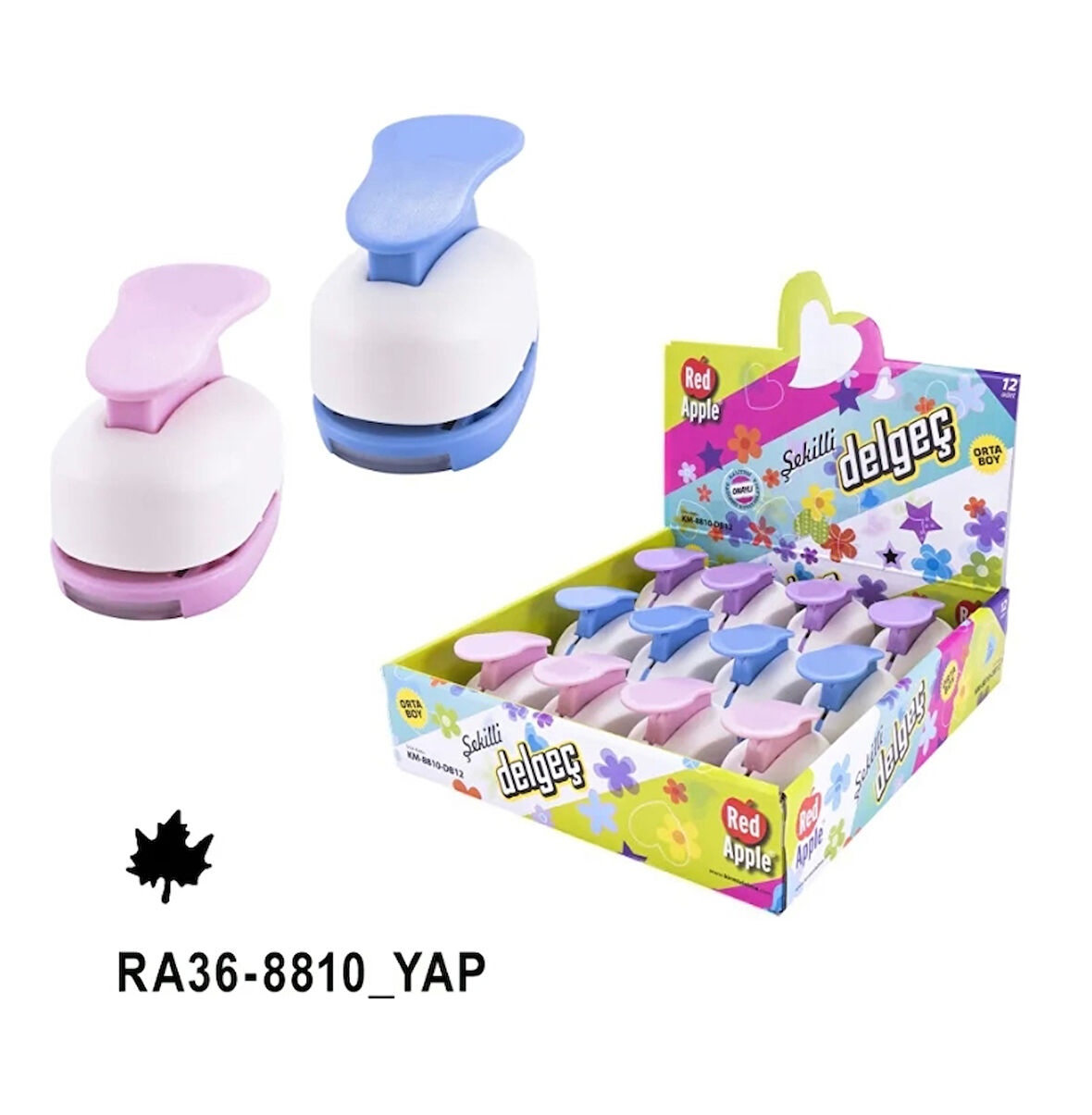 Supertrend Orta Boy Şekilli Delgeç Şekilgeç 1'' (2.5 cm.) YAPRAK