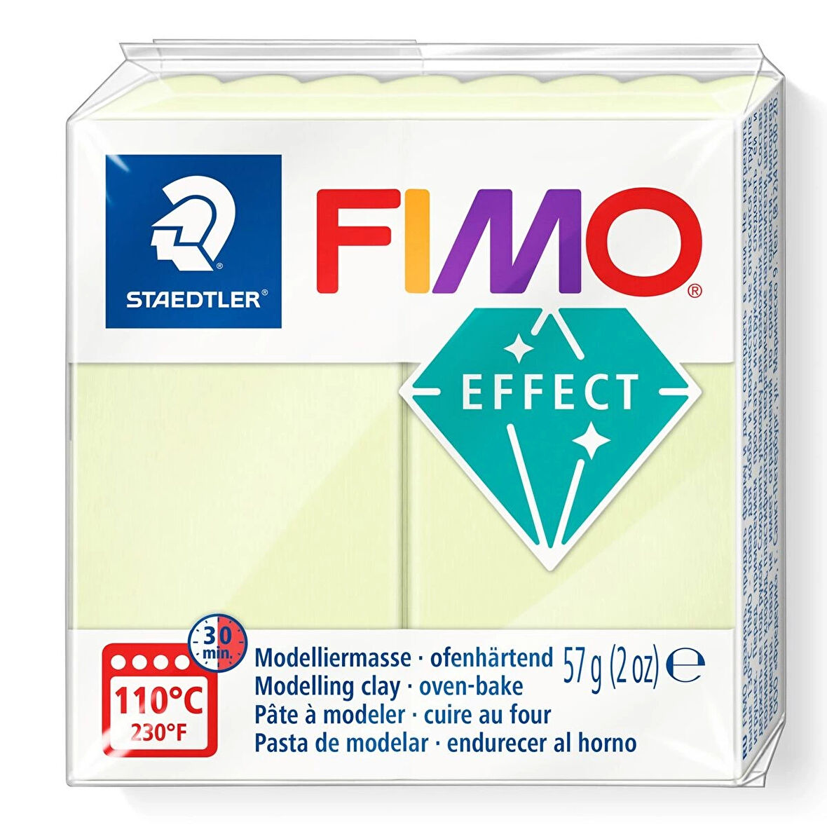 Supertrend Fimo Effect Polimer Kil 105 Vanilla (Pastel)