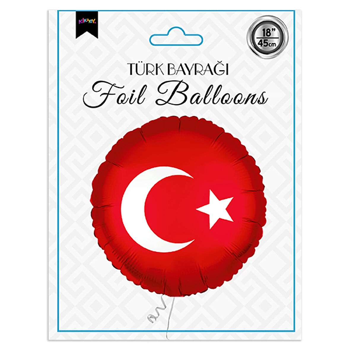 Türk Bayrağı Folyo Balon 18"