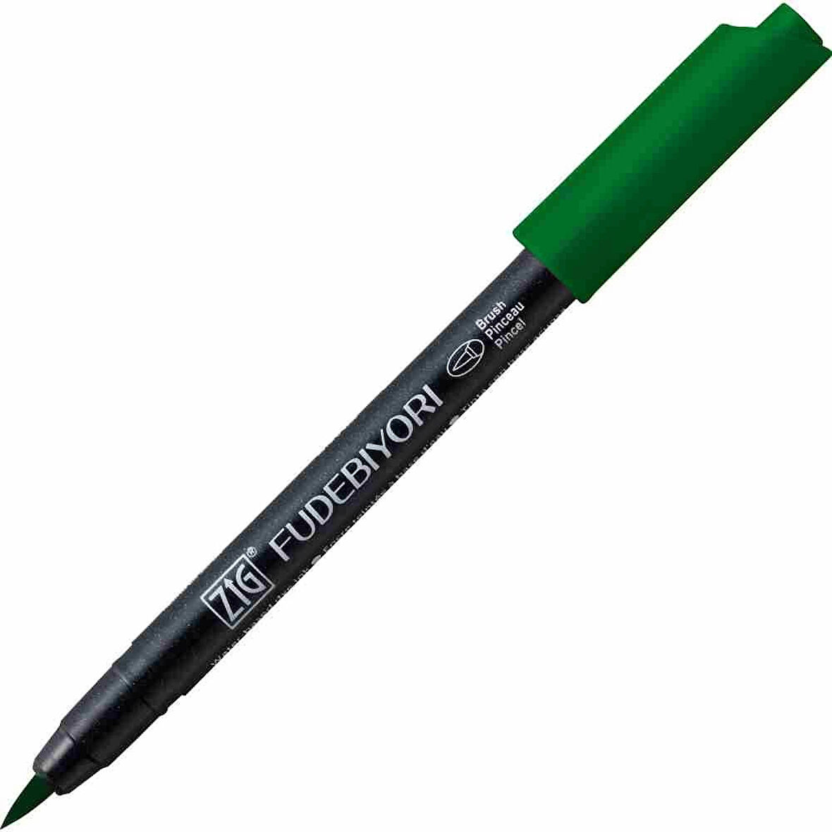 Supertrend Fudebiyori Brush Pen Fırça Uçlu Kalem 40 GREEN