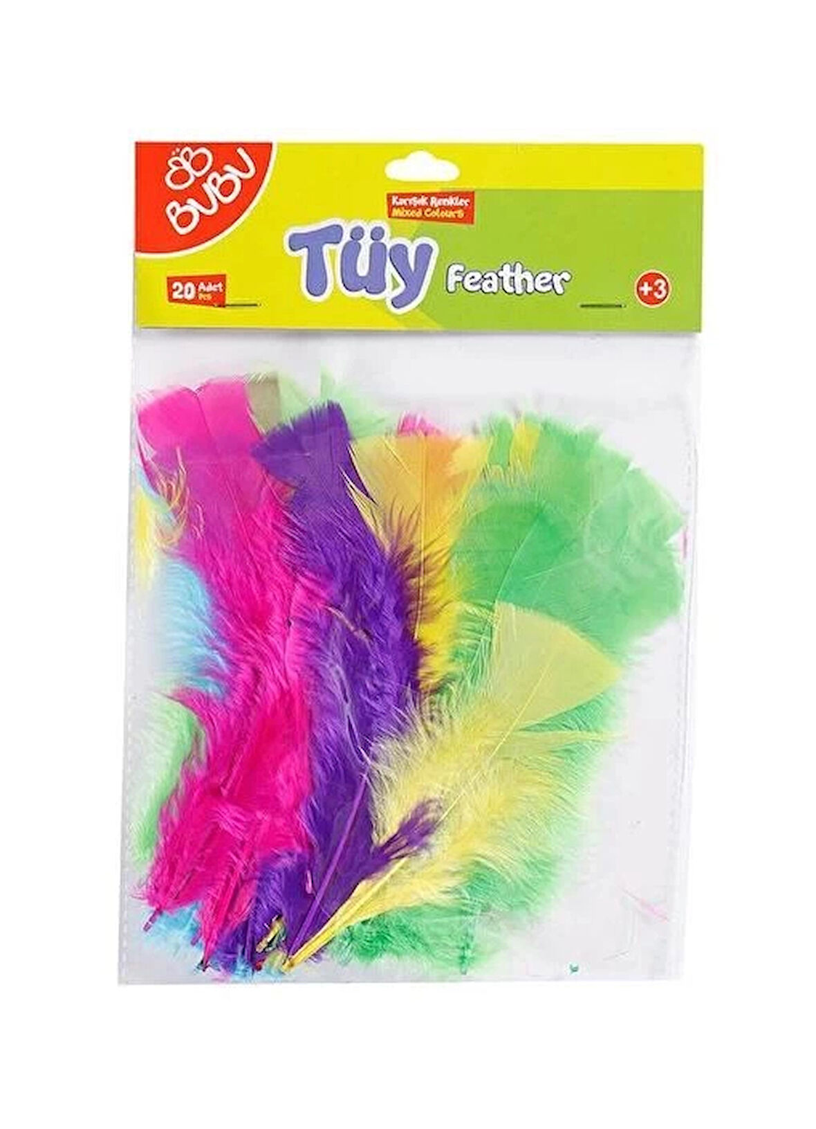 Bu-Bu Renkli Tüy 20'Li (BUBU-HS0008)