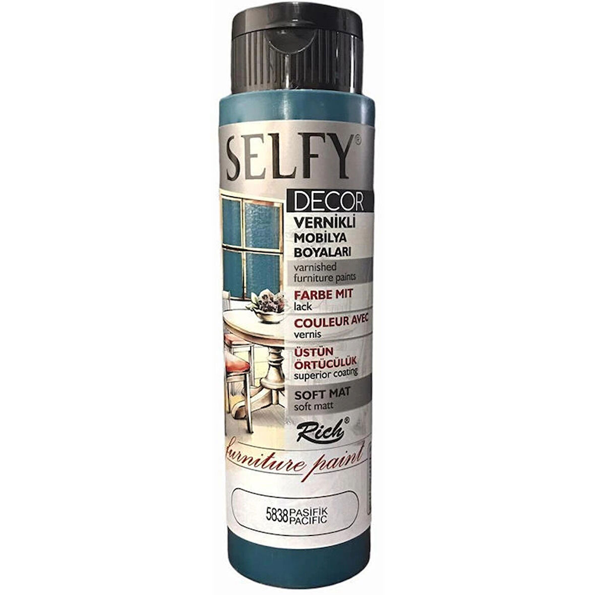 Supertrend Selfy Decor Vernikli Boya 500 cc 5838 PASİFİK