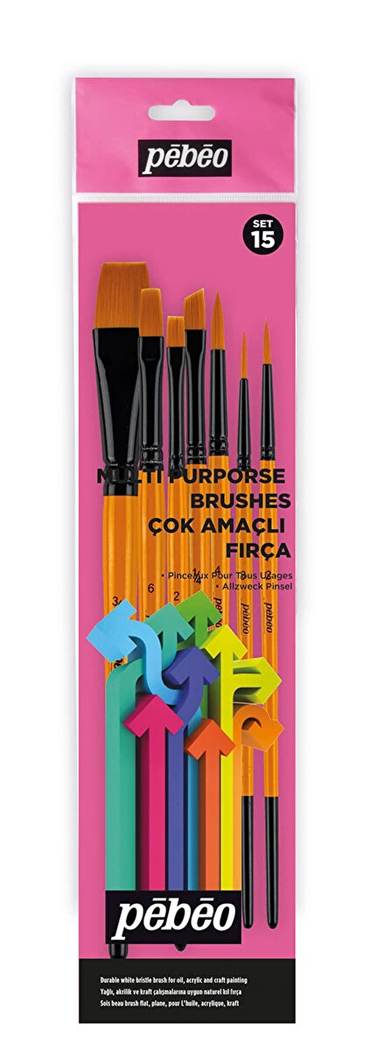 Supertrend 7'li Çok Amaçlı Fırça Seti SET-15