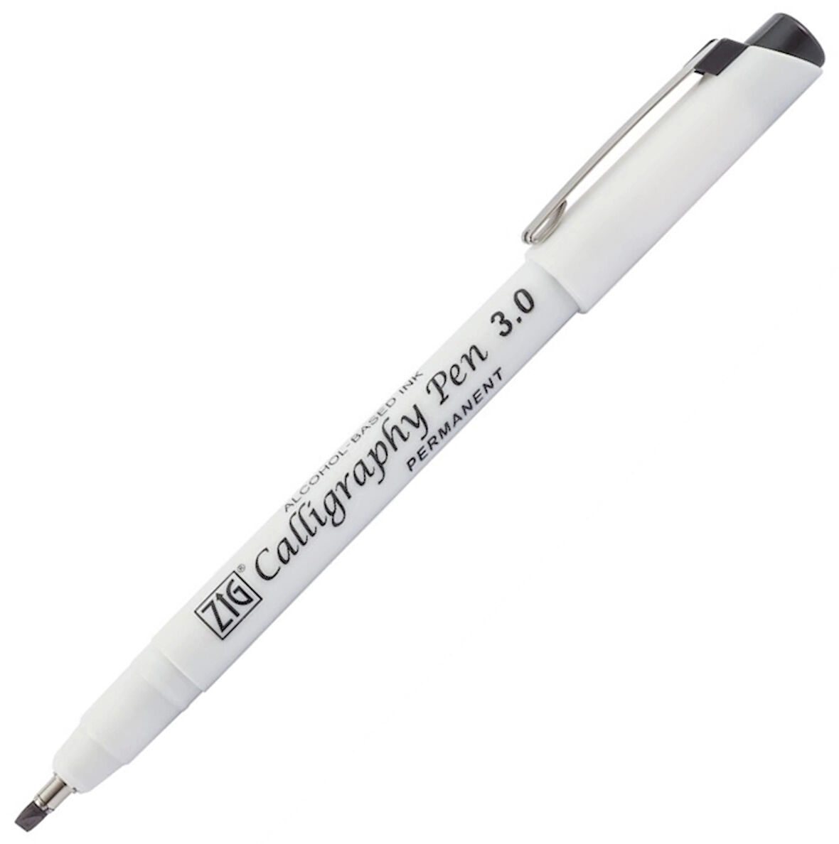 Supertrend Permanent Mürekkepli Kaligrafi Kalemi 3.0 mm. Siyah