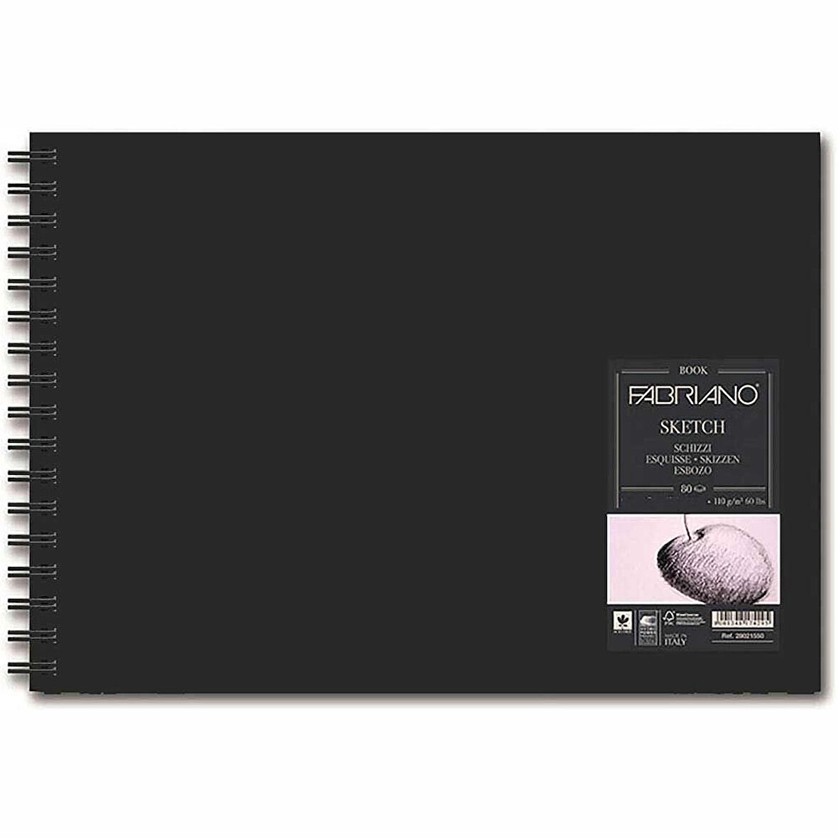 Supertrend Sketchbook Spiralli Sert Kapak Spiralli Eskiz Çizim Defteri 110 gr. A5 80 yaprak