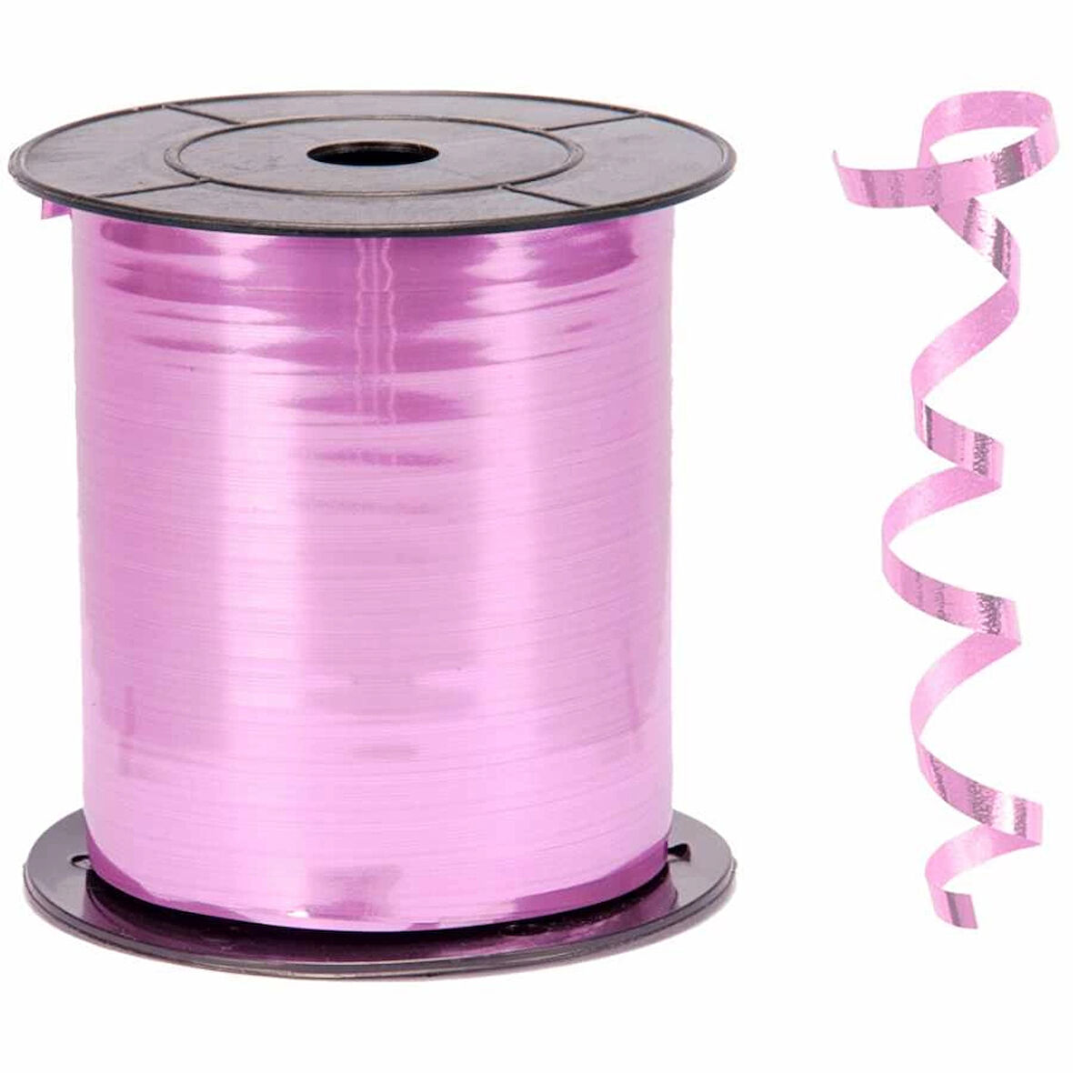 Metalik Bebek Pembe Rafya