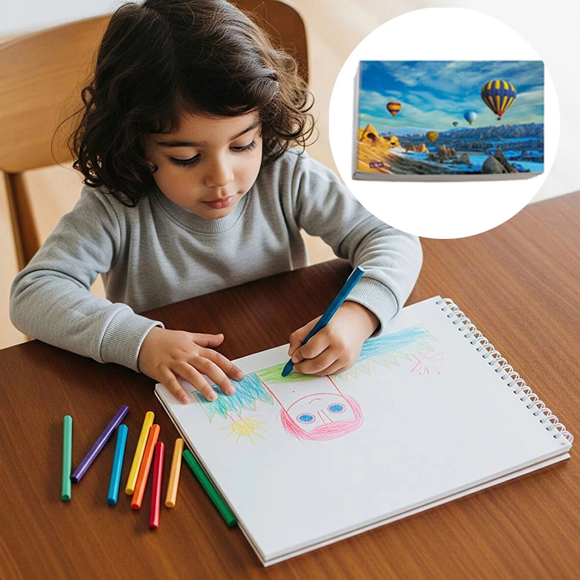 Resim Defteri 3D Kapak 6lı 35x50