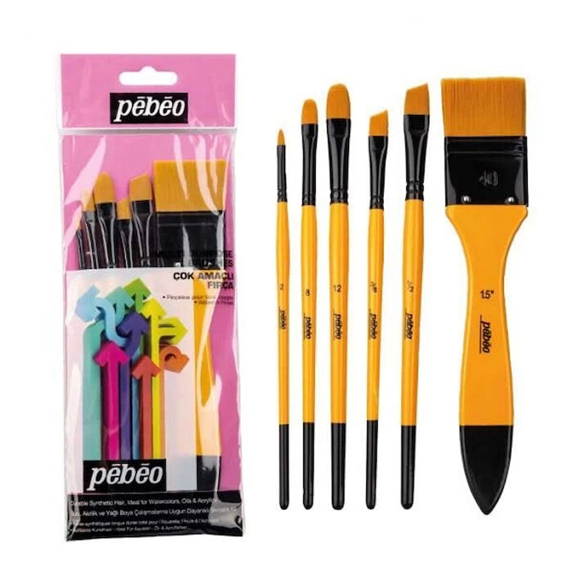 Supertrend 6'lı Karma Fırça Seti SET-8