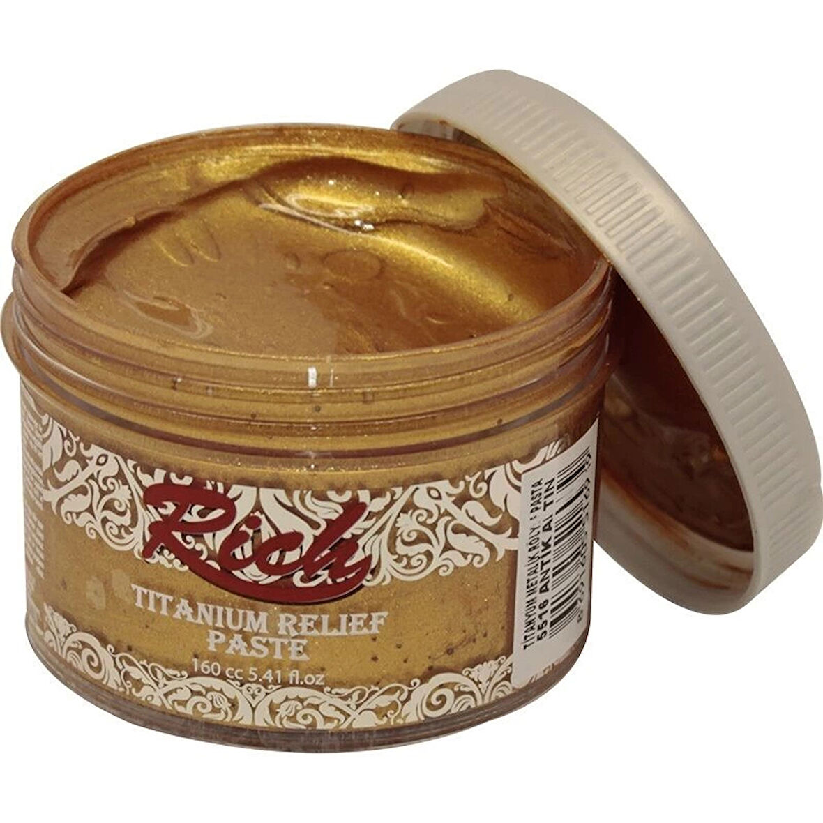 Supertrend Titanium Metalik Rölyef Pasta 160 cc. 5516 ANTİK ALTIN