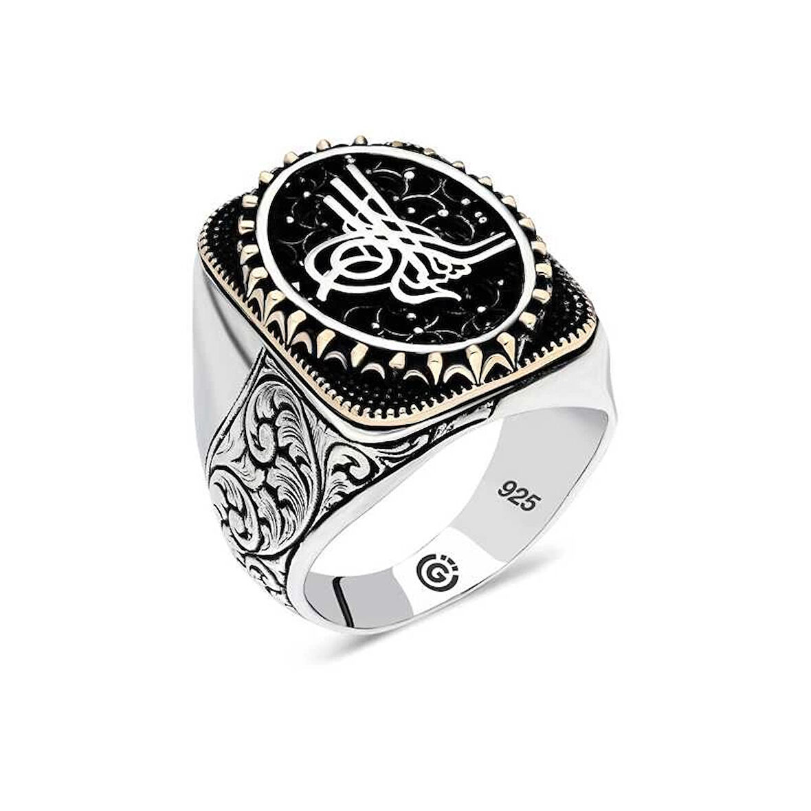 Supertrend Gümüş Tuğra Oval Erkek Yüzük