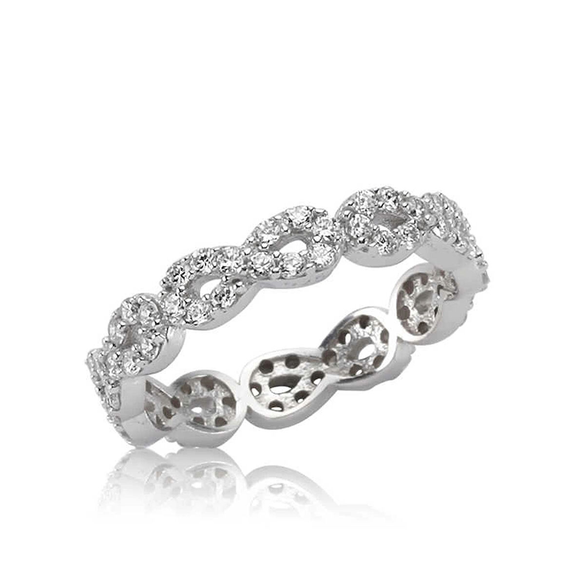 Supertrend Gümüş Tamtur Sonsuzluk Kadın Yüzük