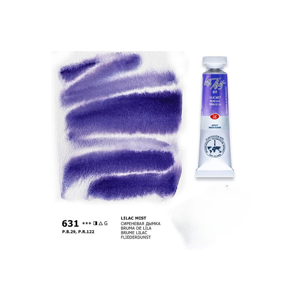 Supertrend White Nights Tüp Sulu Boya 10 ml. 631 Lilac Mist