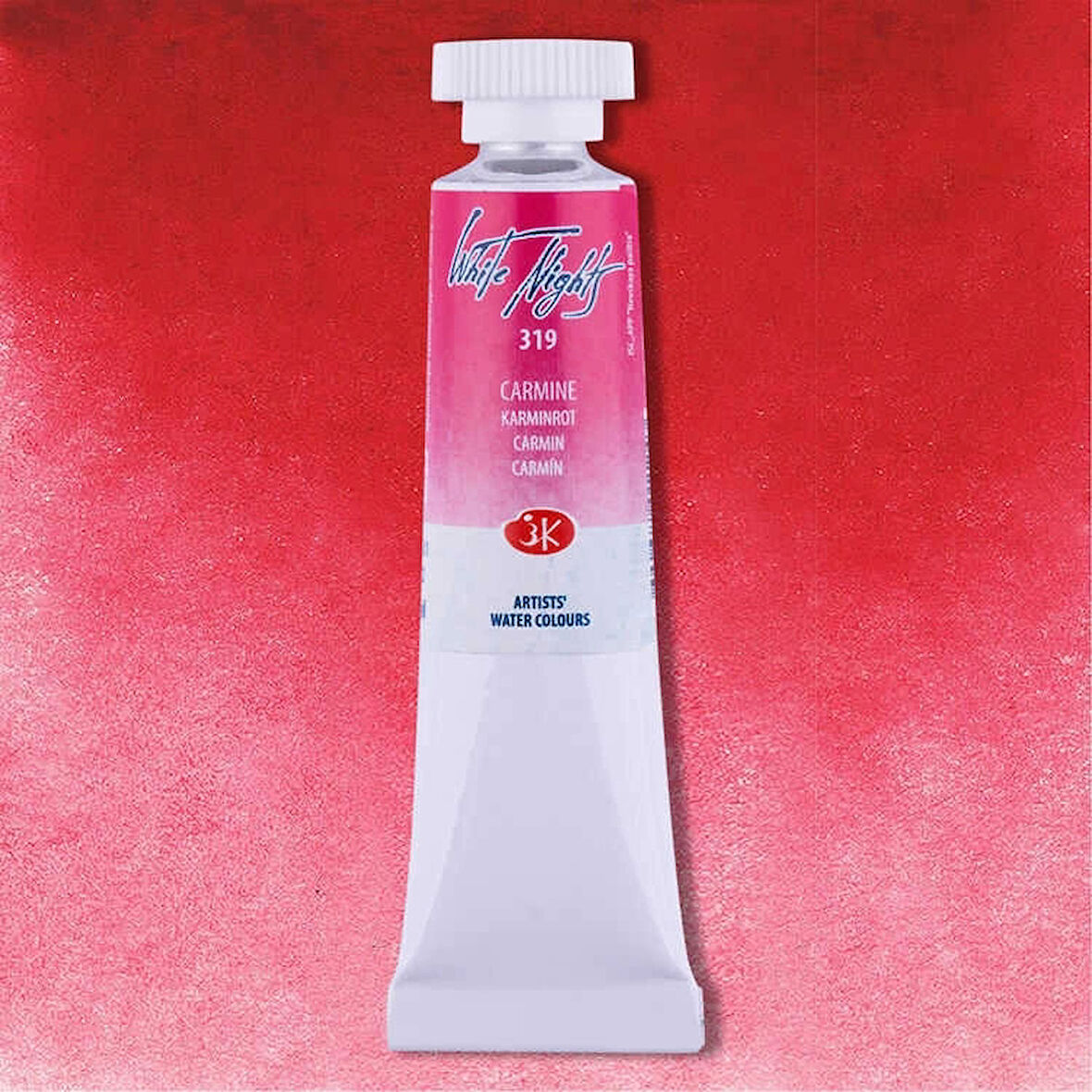 Supertrend White Nights Tüp Sulu Boya 10 ml. 319 Carmine (Hue)