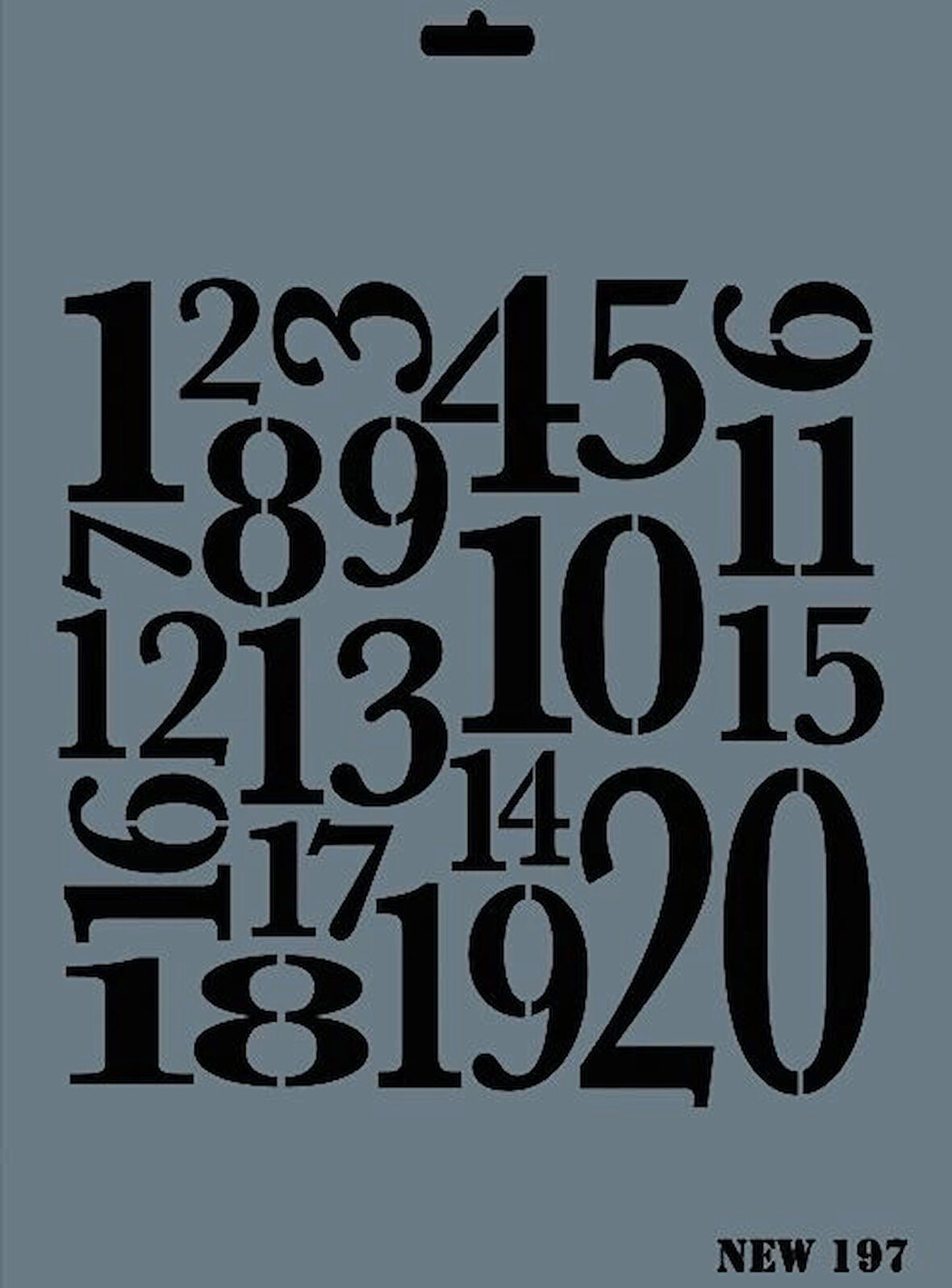 Supertrend Stencil Boyama Şablonu 25x35 cm. NEW-197