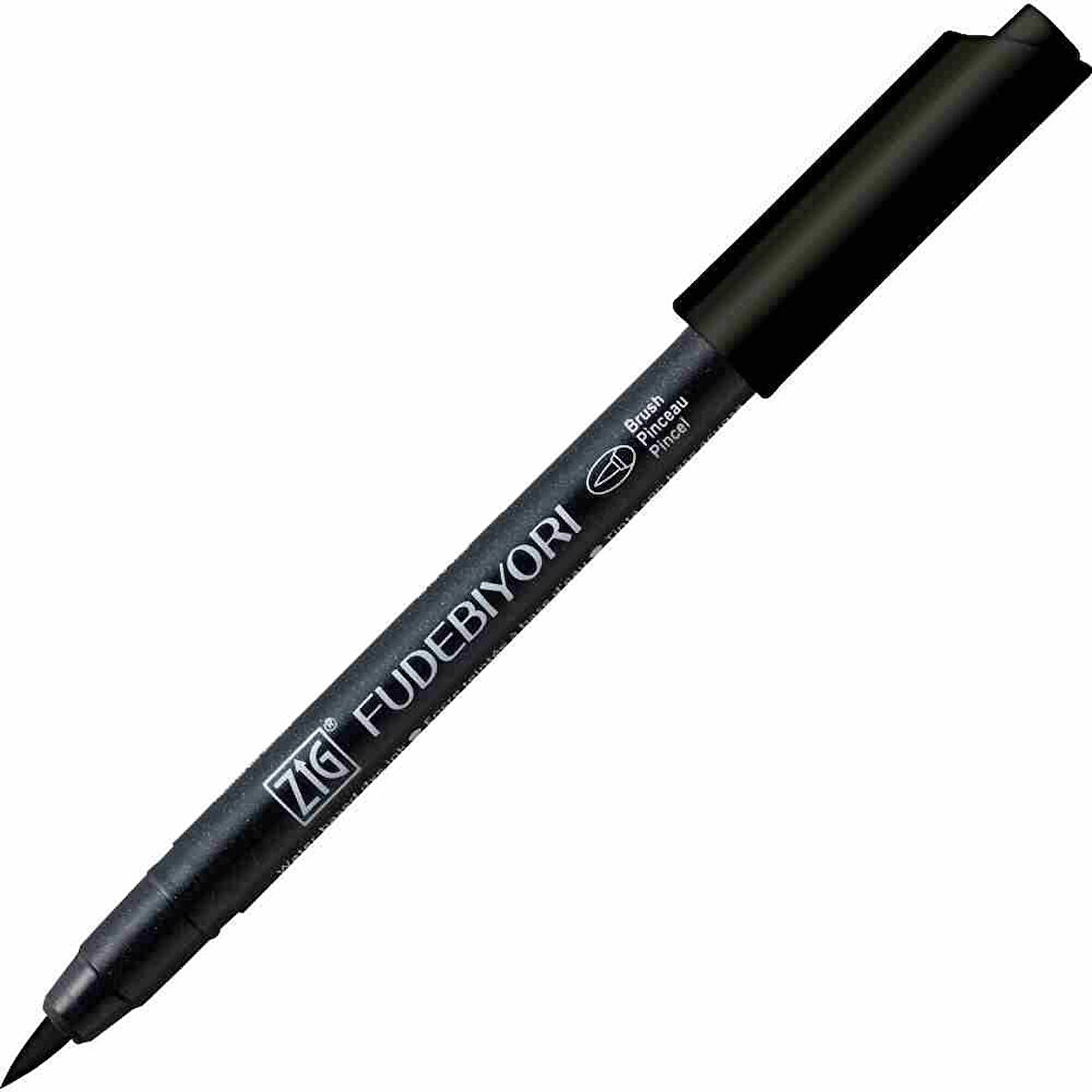 Supertrend Fudebiyori Brush Pen Fırça Uçlu Kalem 10 BLACK