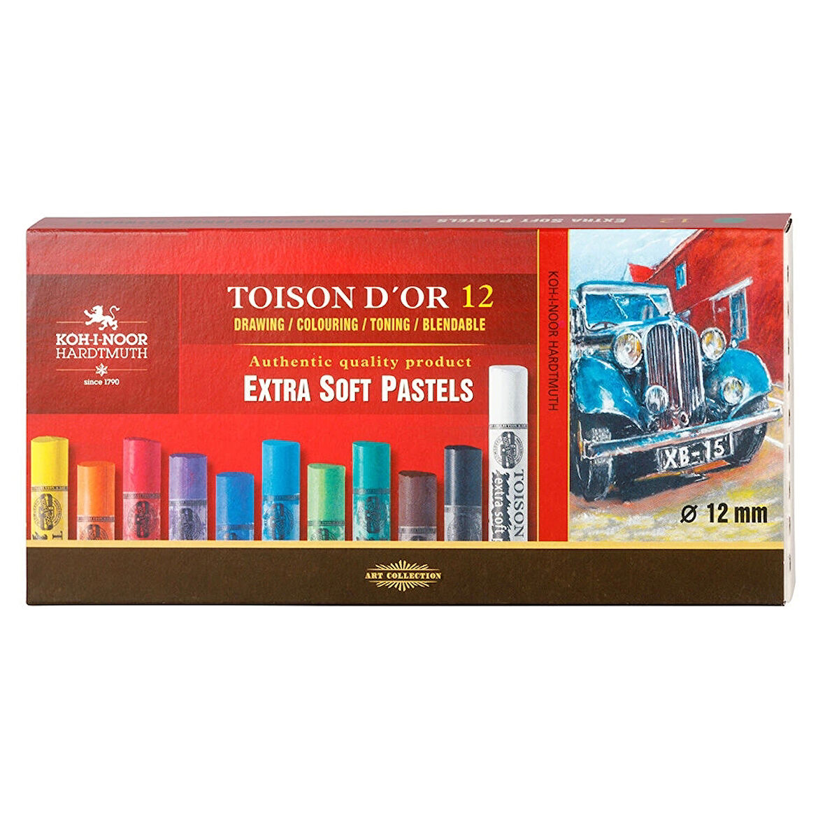 Supertrend Toison D'or Extra Soft Pastel Boya Seti (Kalın) 12 Renk