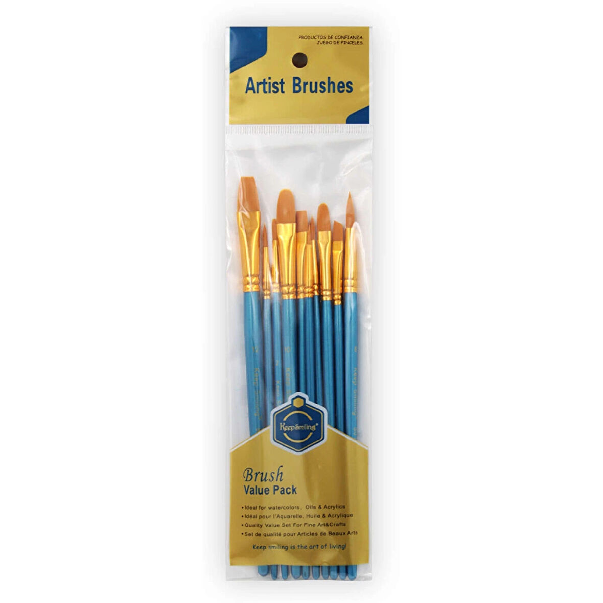 Supertrend Sentetik Karma Fırça Seti 10’lu