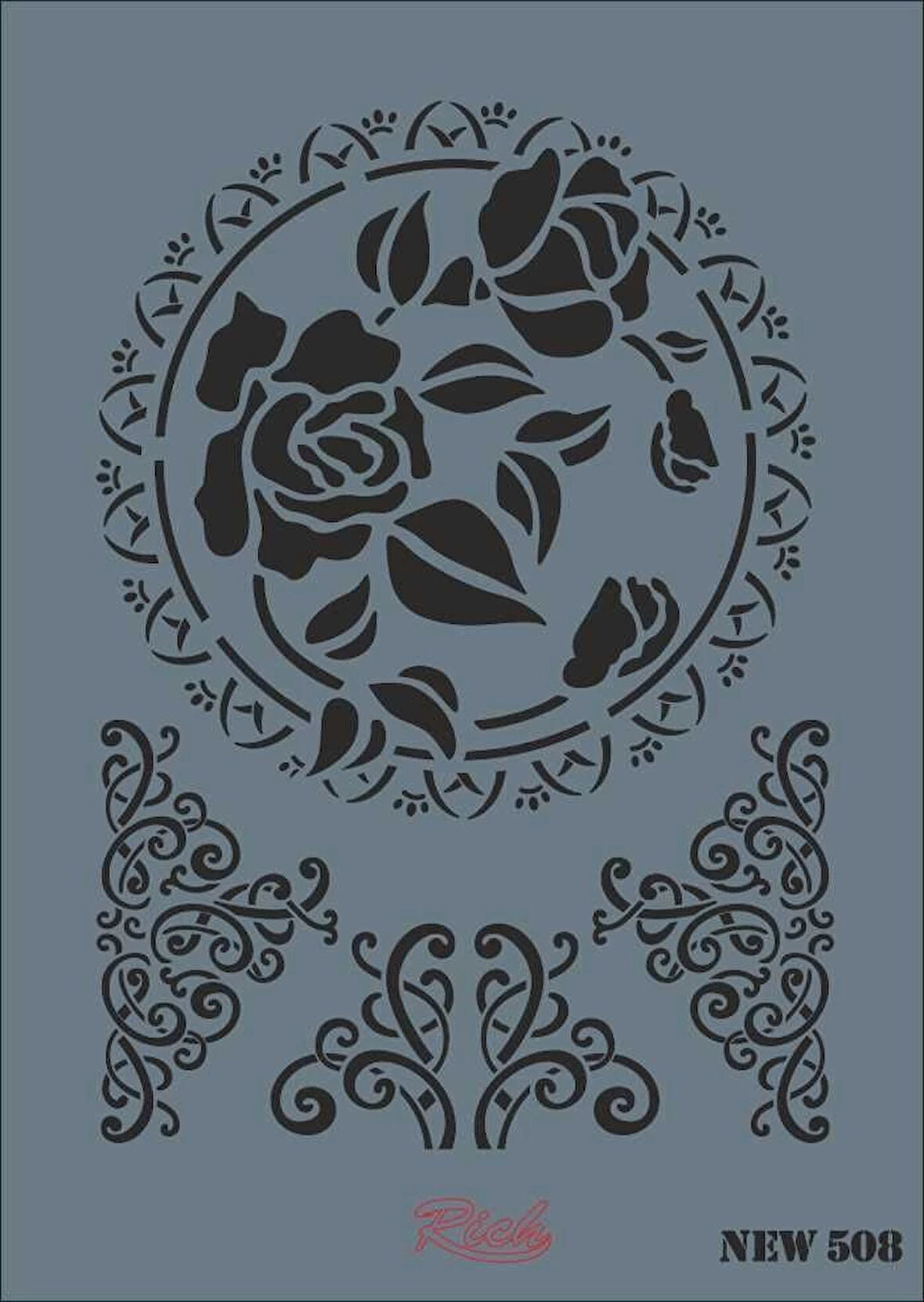 Supertrend Stencil Boyama Şablonu 25x35 cm. NEW-508