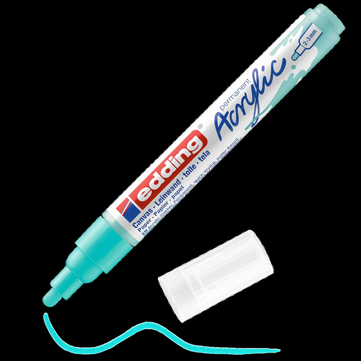 Supertrend 5100 Akrilik Boyama Markörü 2-3 mm PARLAK TURKUAZ