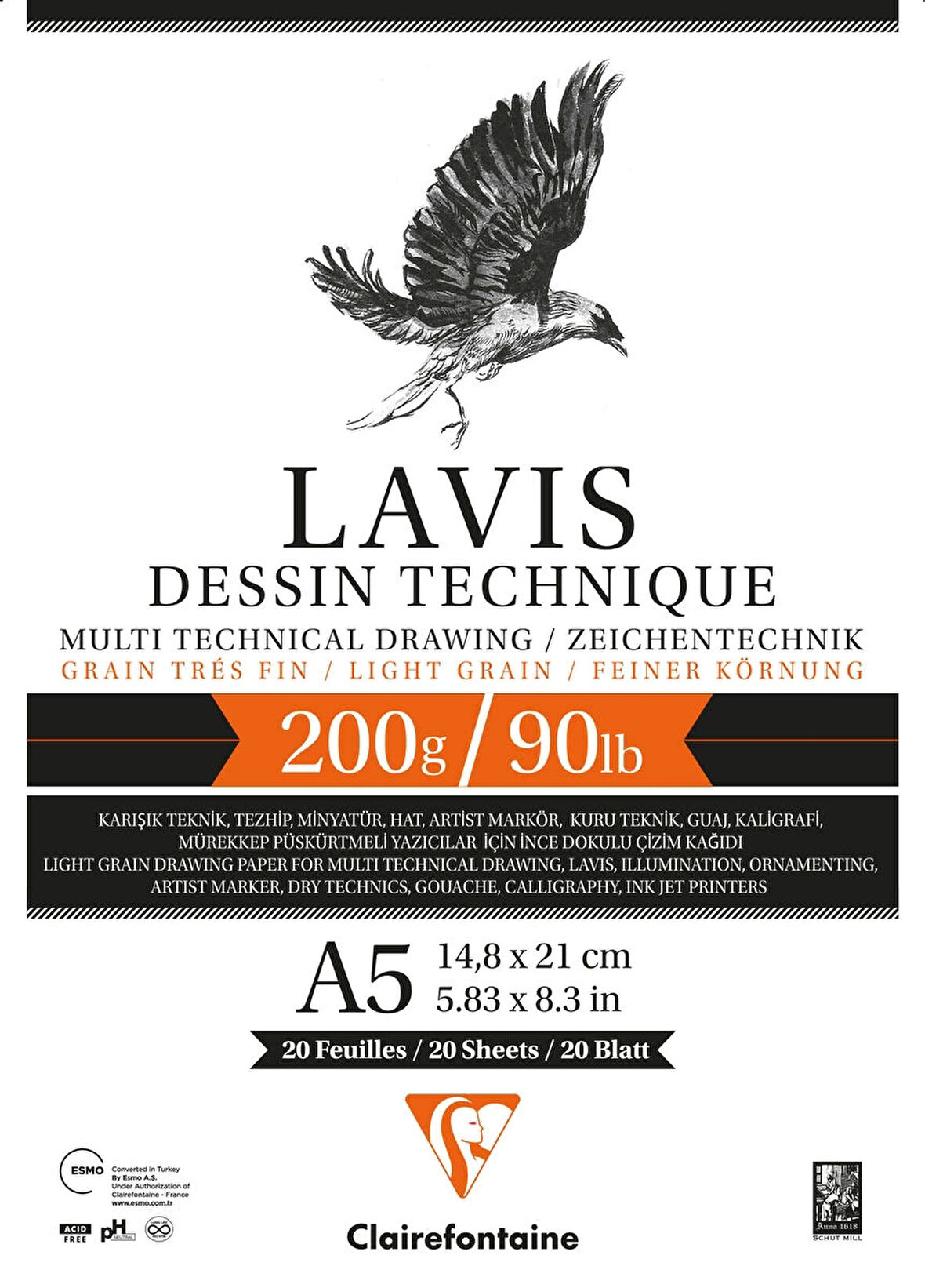 Supertrend Lavis Multi Teknik Eskiz Çizim Defteri 200 gr. A5 20 yp.