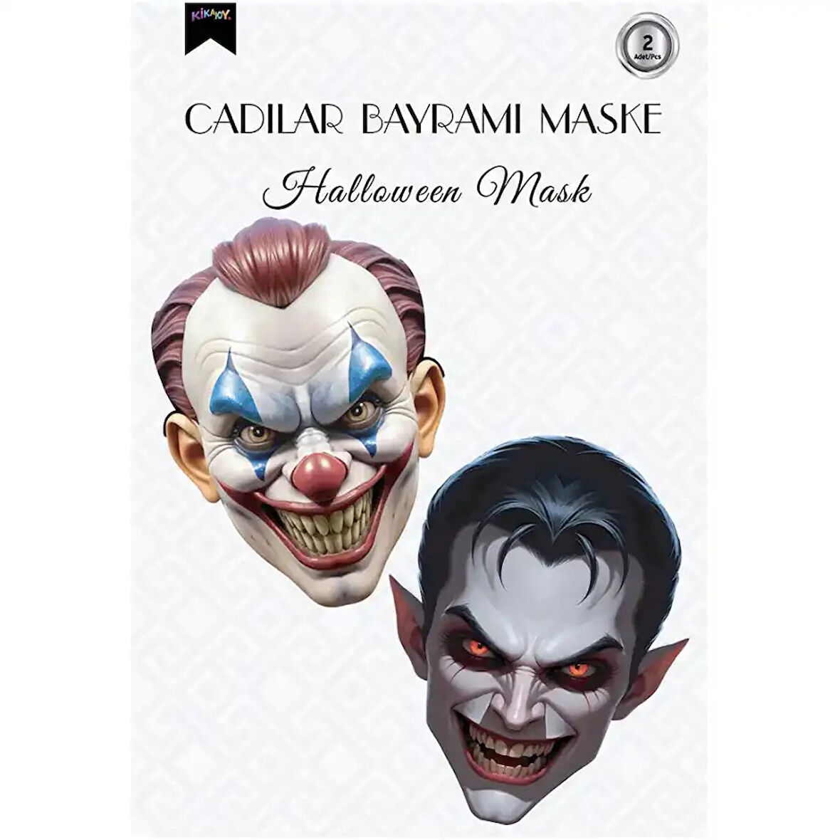 Halloween Maske Seti 2'li - No:2
