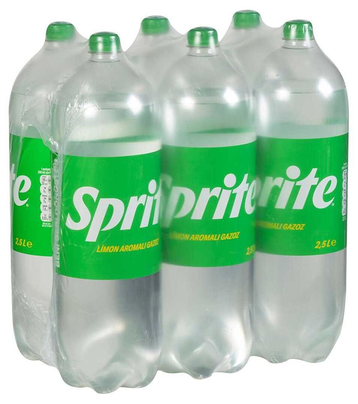 Sprite Gazoz Limon Aromalı 2,5 Lt X 6 Adet