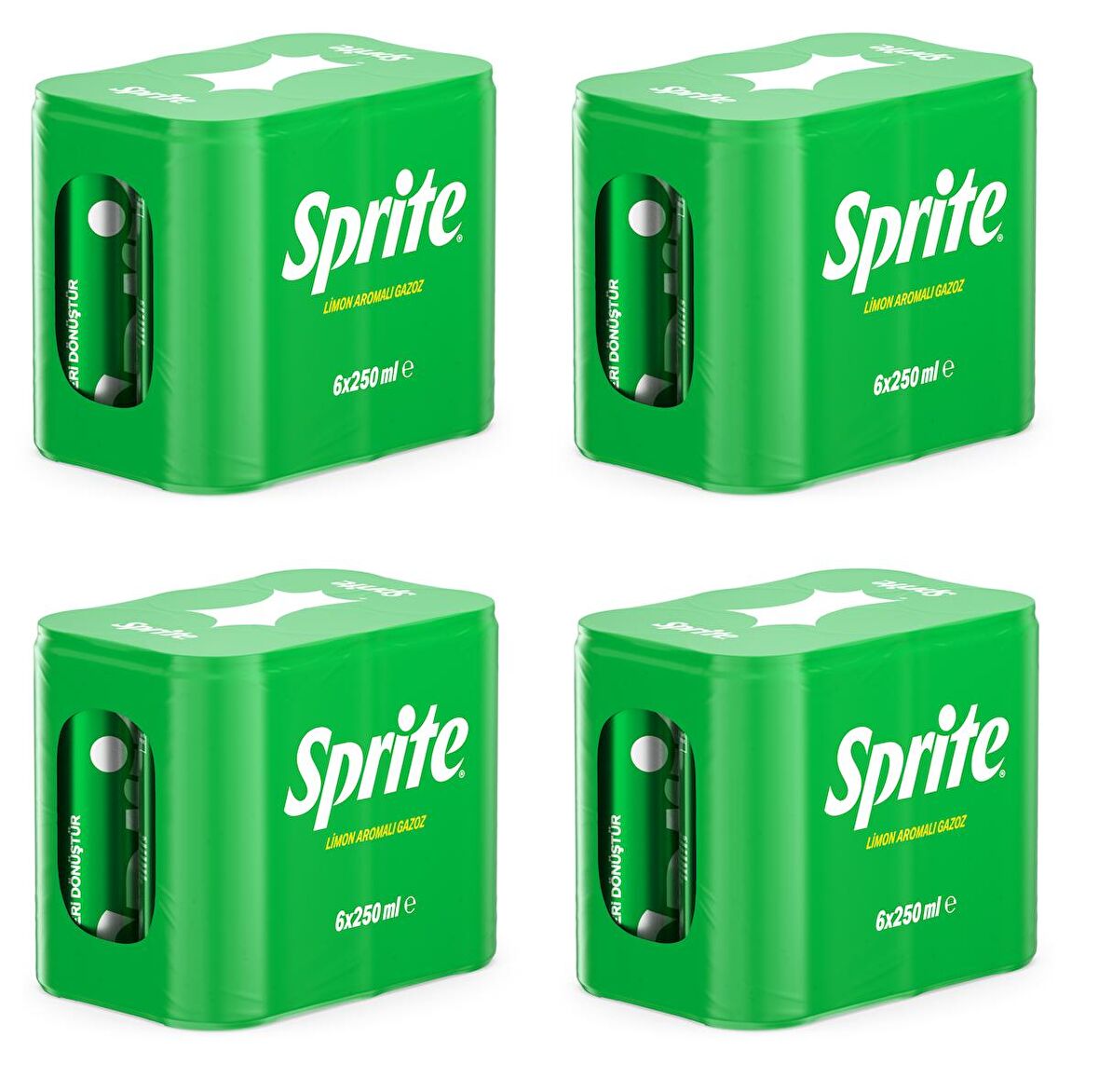 Sprite Gazoz Limon Aromalı 250 Ml X 24 Adet