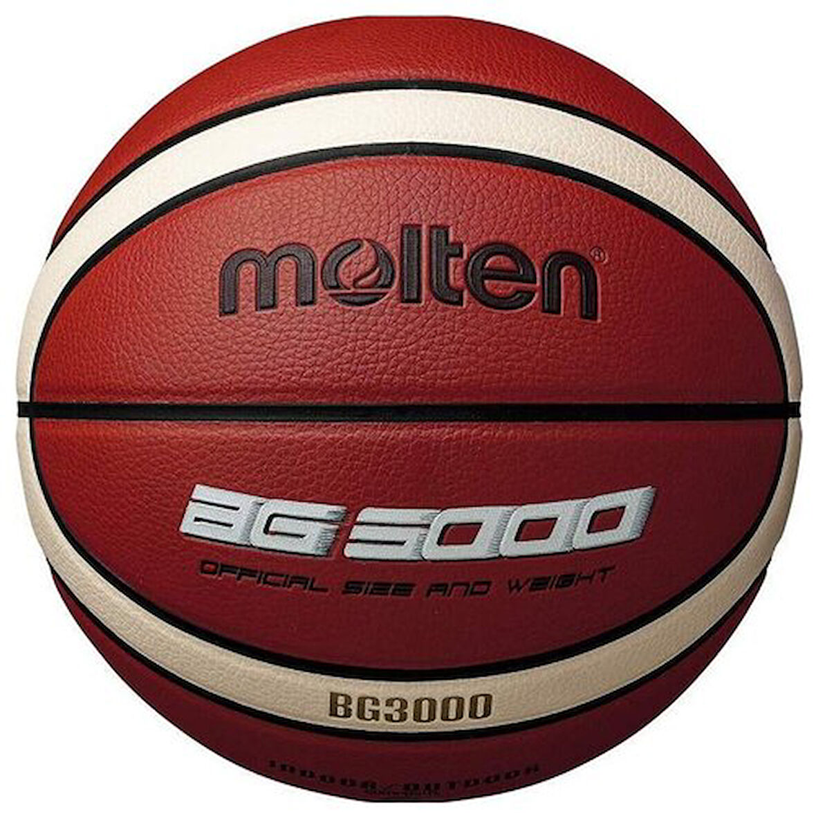 Molten BG3000 İç Mekan Dış Mekan Suni Deri Basketbol Topu 7 Numara BG-3000