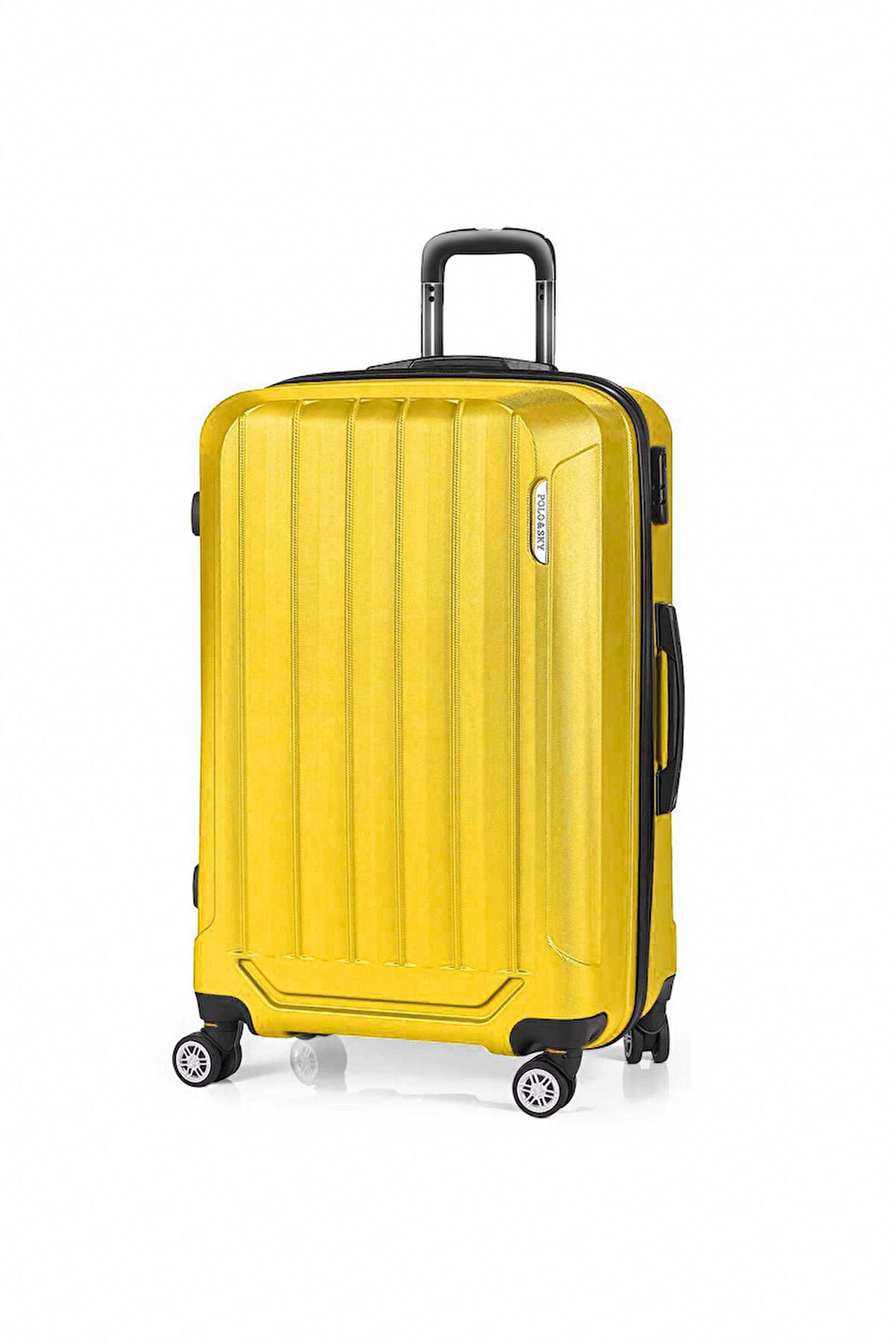 Polo&Sky Spring Model Sarı Renk Orta Boy Valiz Bavul