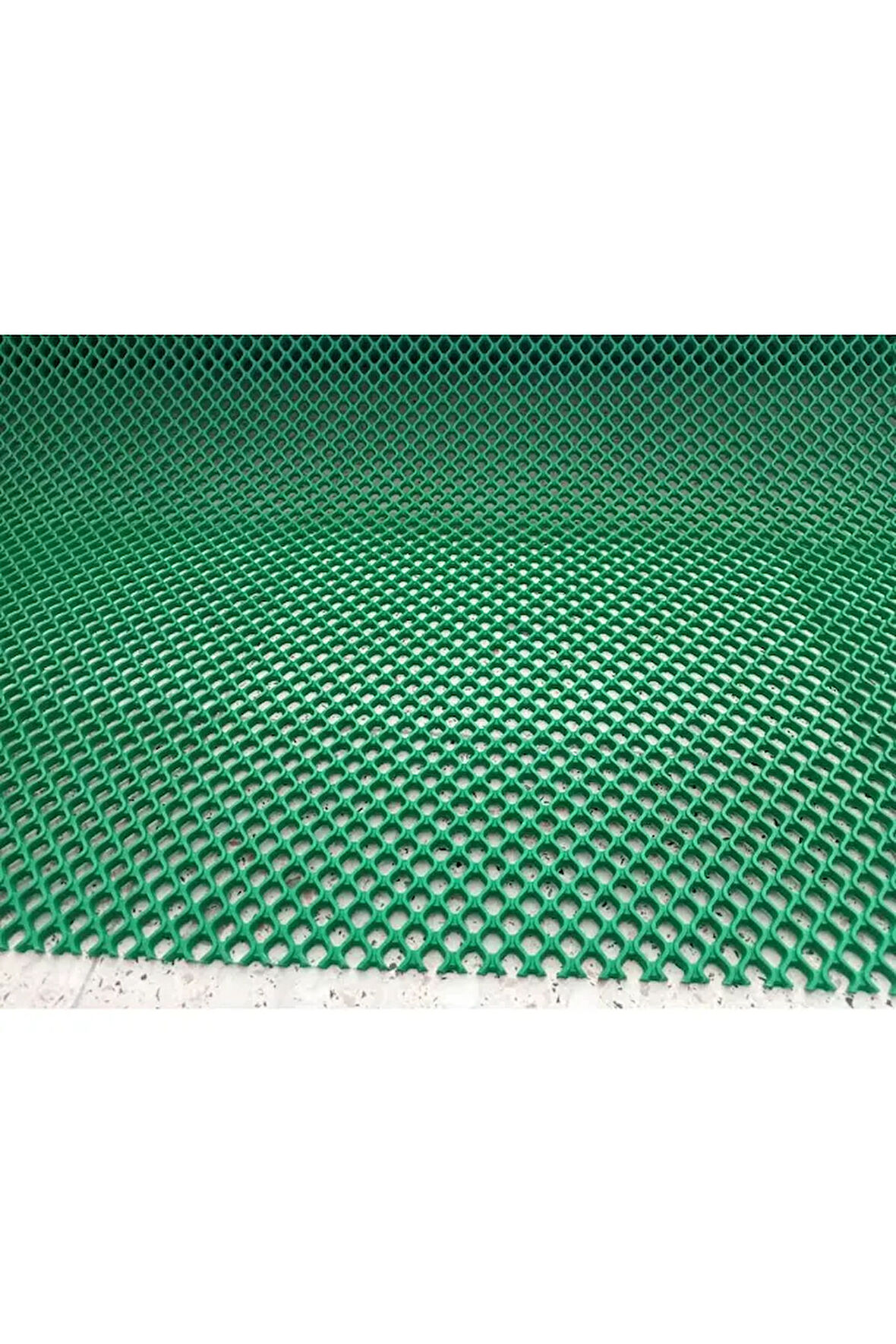 PVC PASPAS 120 X 50 CM YEŞİL BANYO KAYMAZ YER ZEMİN MATI S-MAT ZİNCİR DESEN