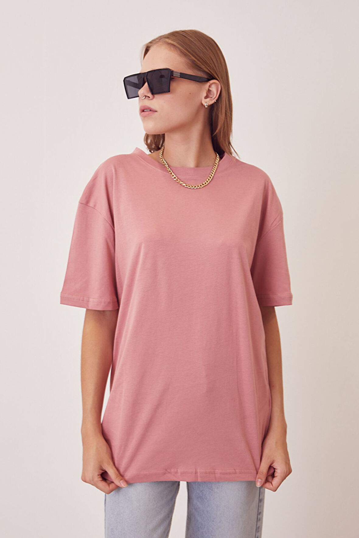 Basic T-shirt-Gül Kurusu