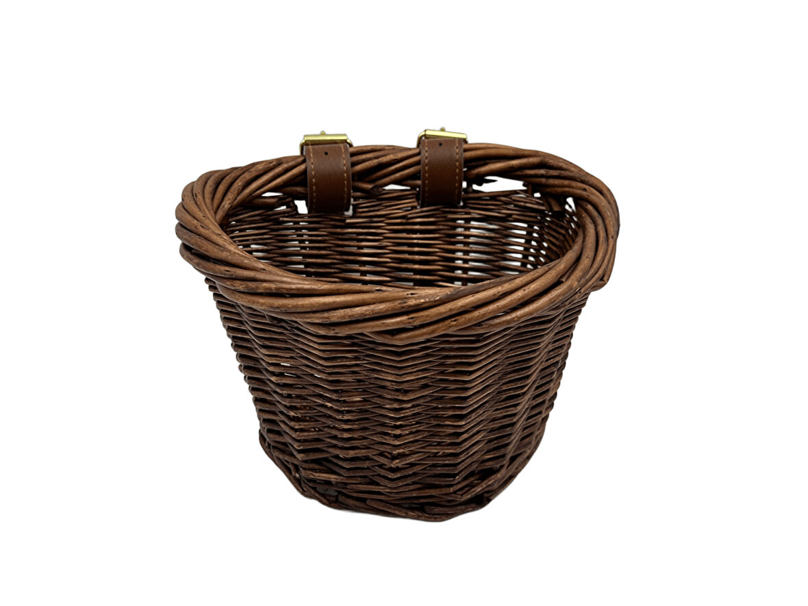 BİSİKLET ÖRME HASIR SEPET, PRATİK KAYIŞ BAĞLANTILI (12"-16" JANT)