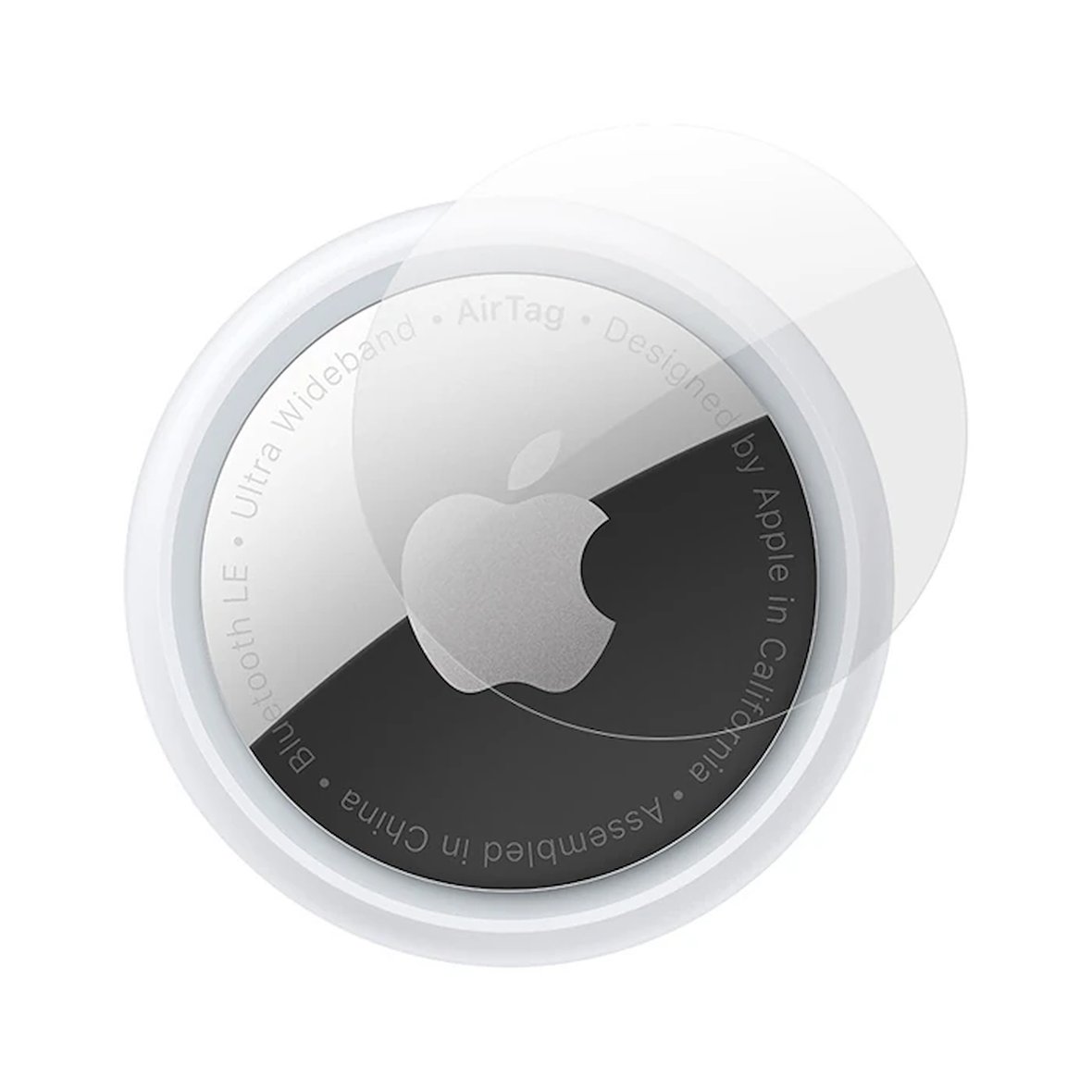 Ally Apple AirTag Ön Taraf Çizik ve Yüzey Koruyucu Jelatin Film-(5775)