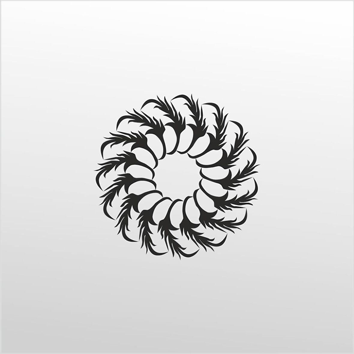 Folyo Sticker Tüy Deseni