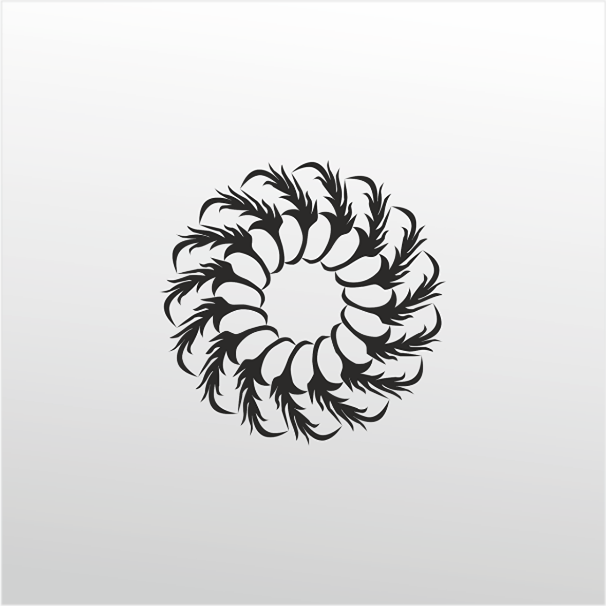 Folyo Sticker Tüy Deseni