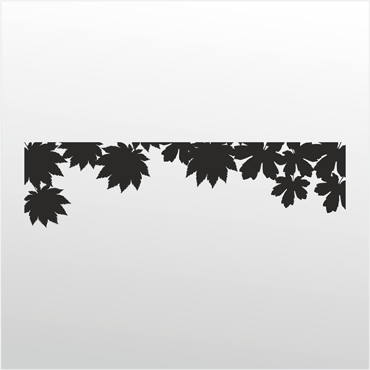 Folyo Sticker Yaprak Deseni