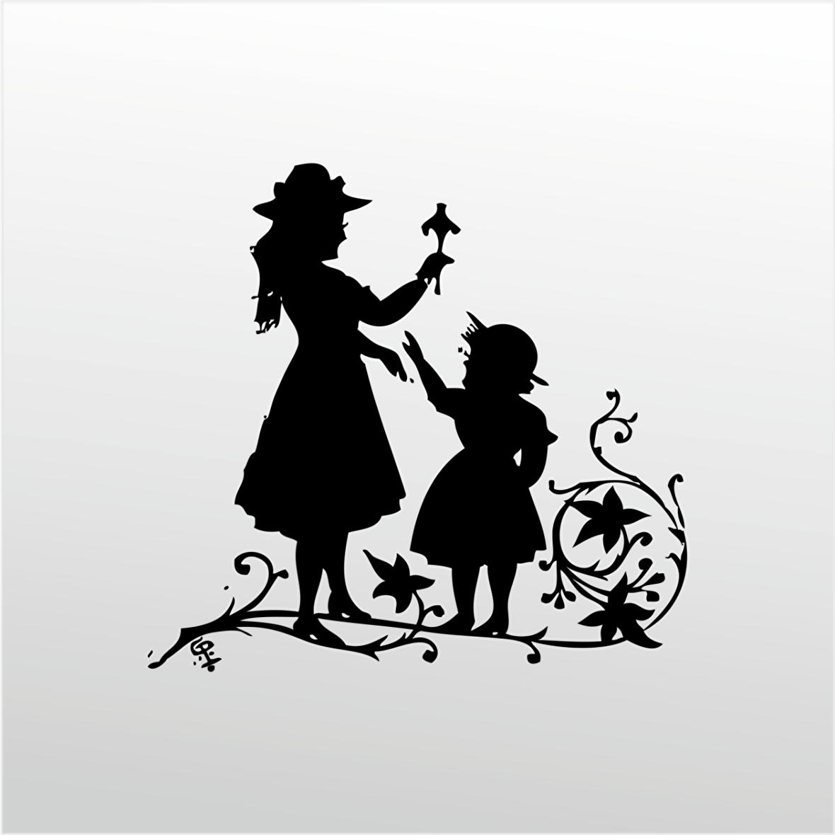 Folyo Sticker Anne Ve Kızı