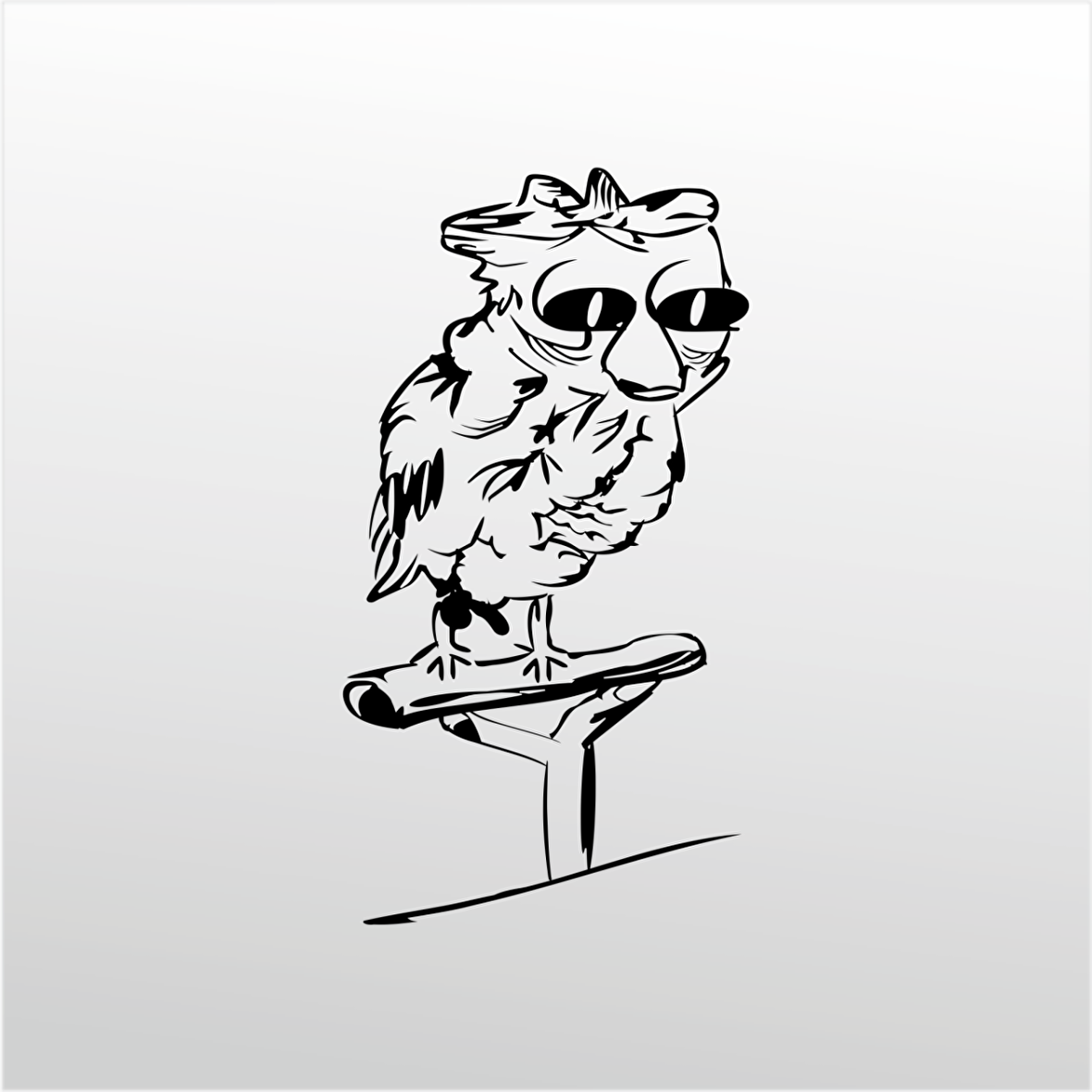 Folyo Sticker Baykuş