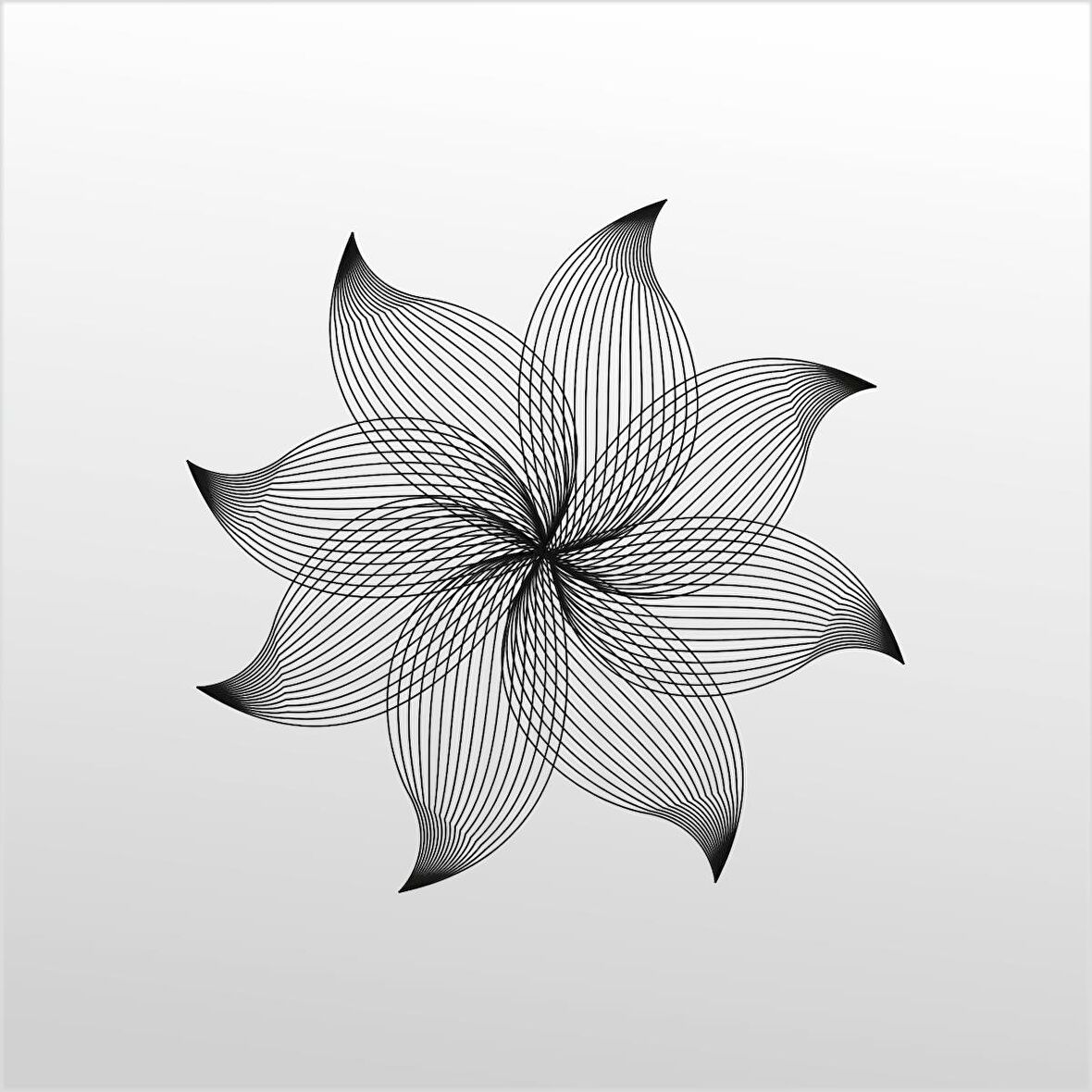 Folyo Sticker Çiçek Desen