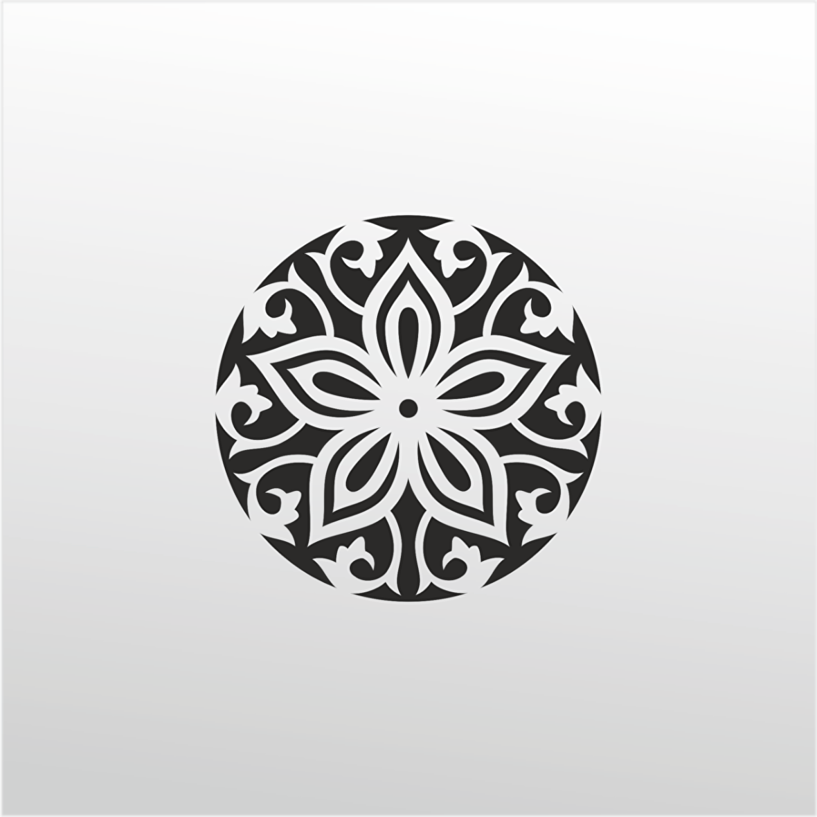 Folyo Sticker Çiçek Deseni