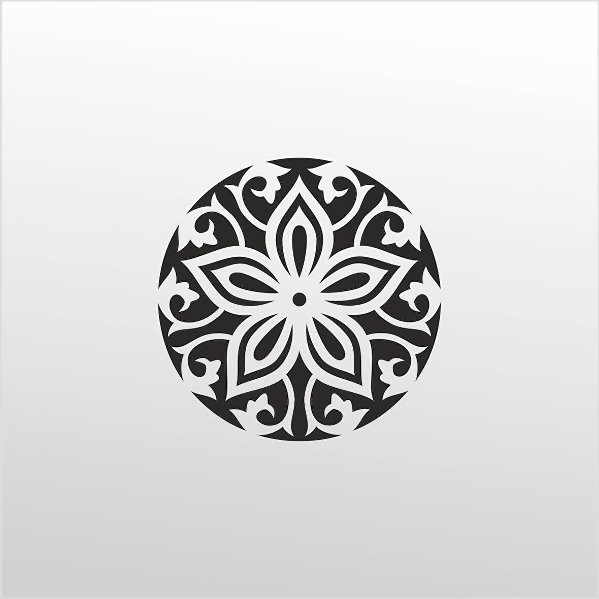 Folyo Sticker Çiçek Deseni