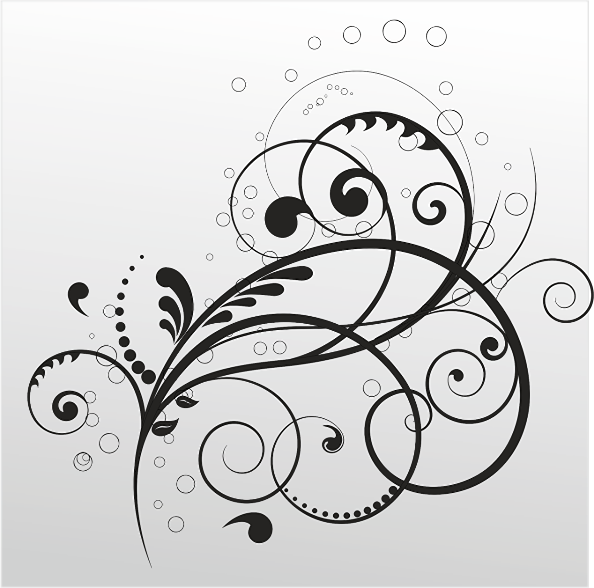 Folyo Sticker Çiçek Deseni