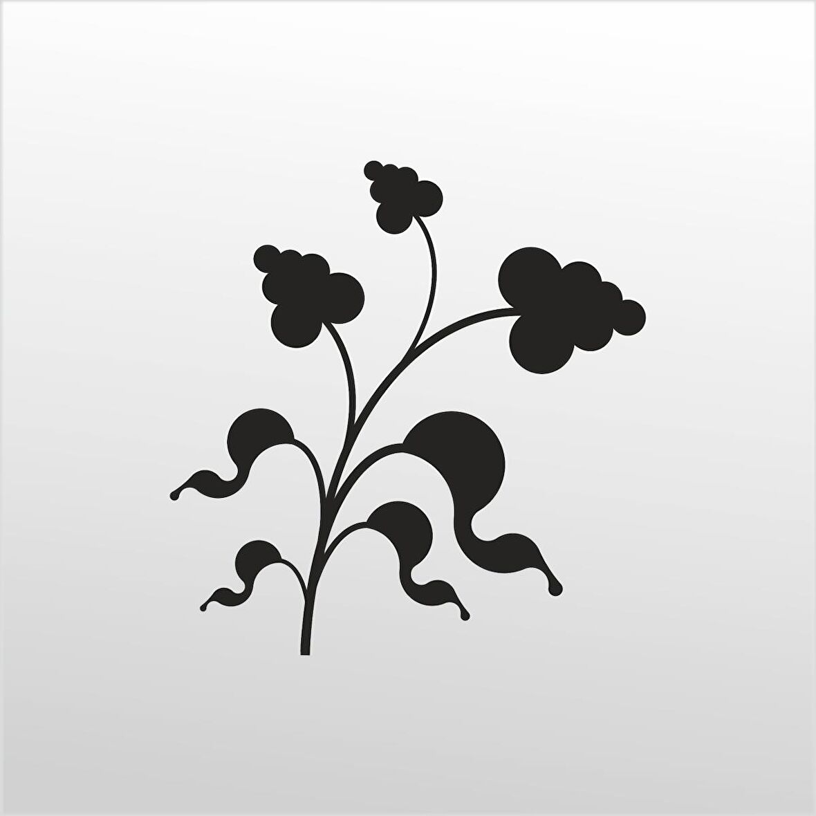 Folyo Sticker Çiçek