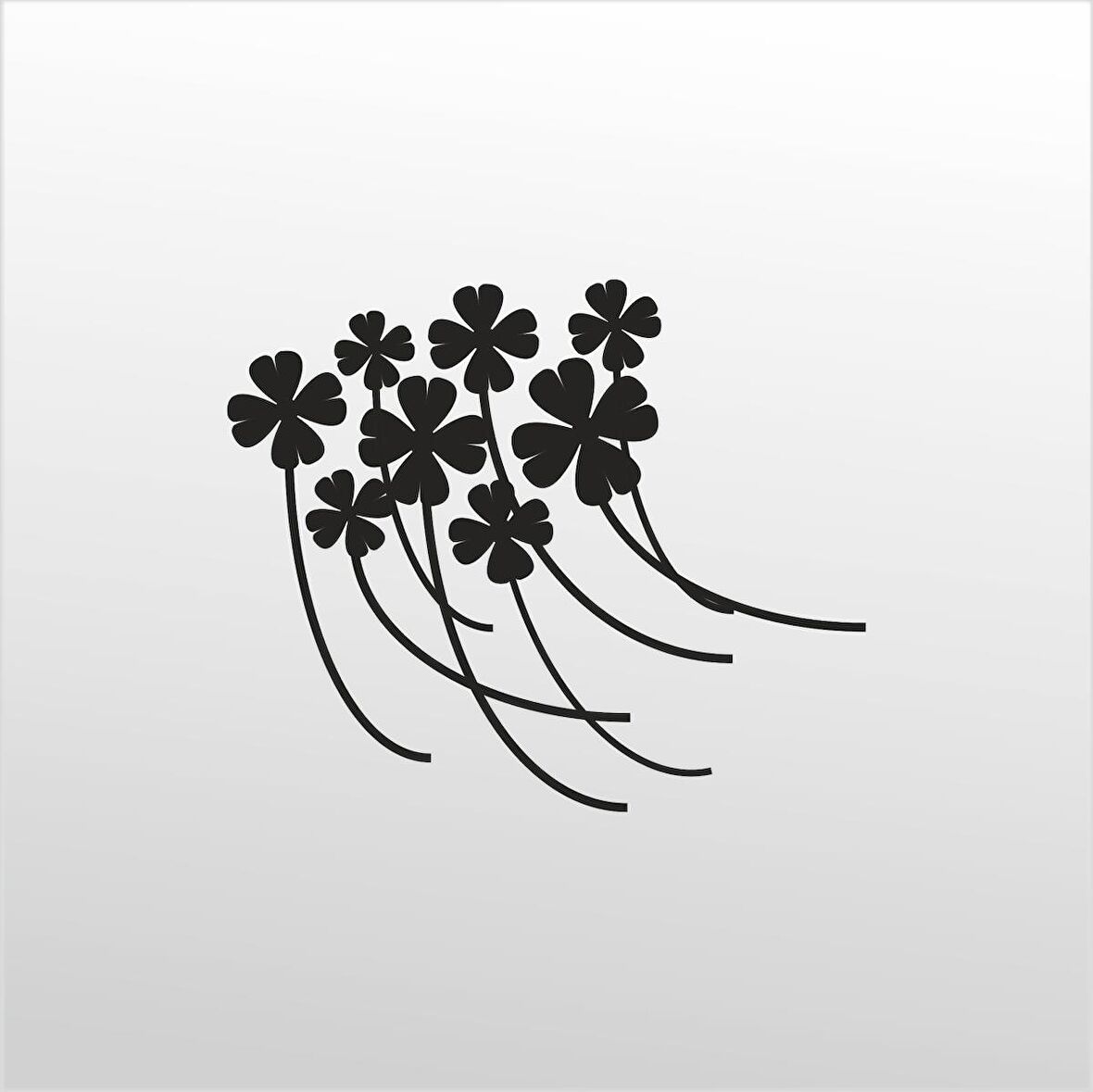 Folyo Sticker Çiçekler