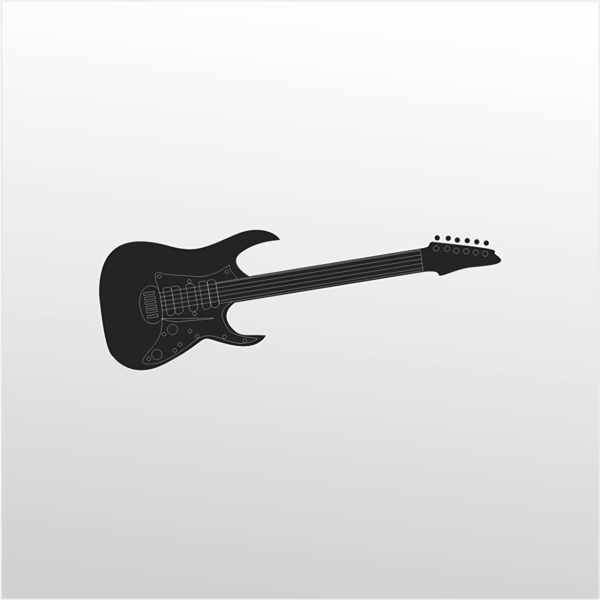 Folyo Sticker Elektro Gitar
