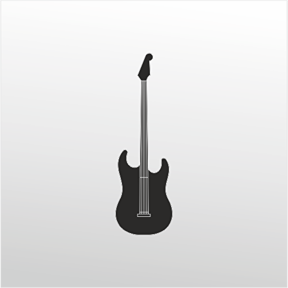 Folyo Sticker Elektro Gitar