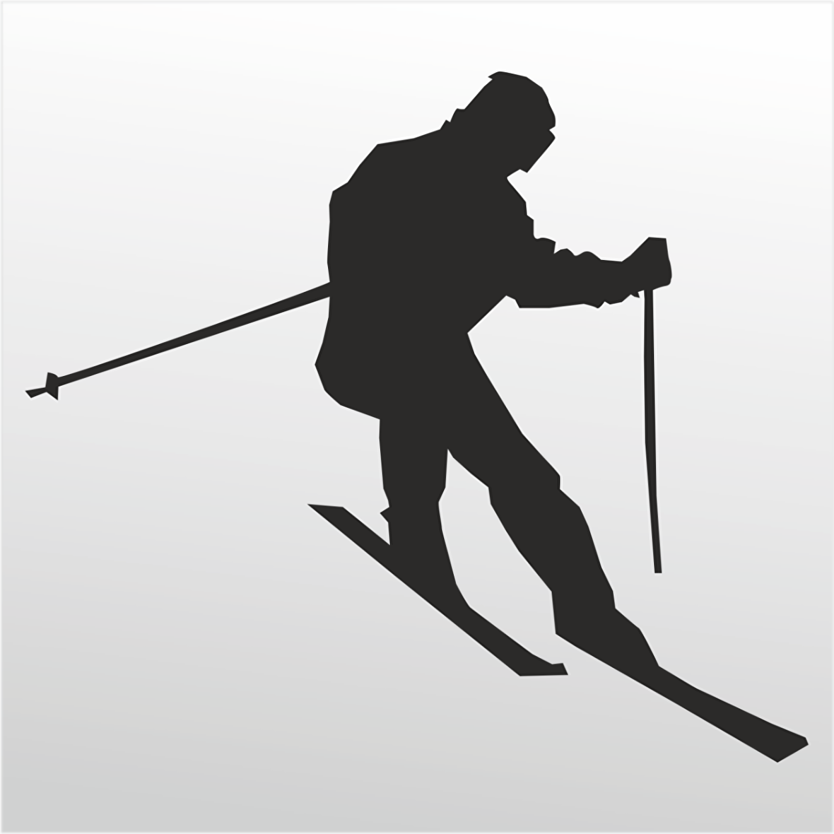 Folyo Sticker Kayakçı