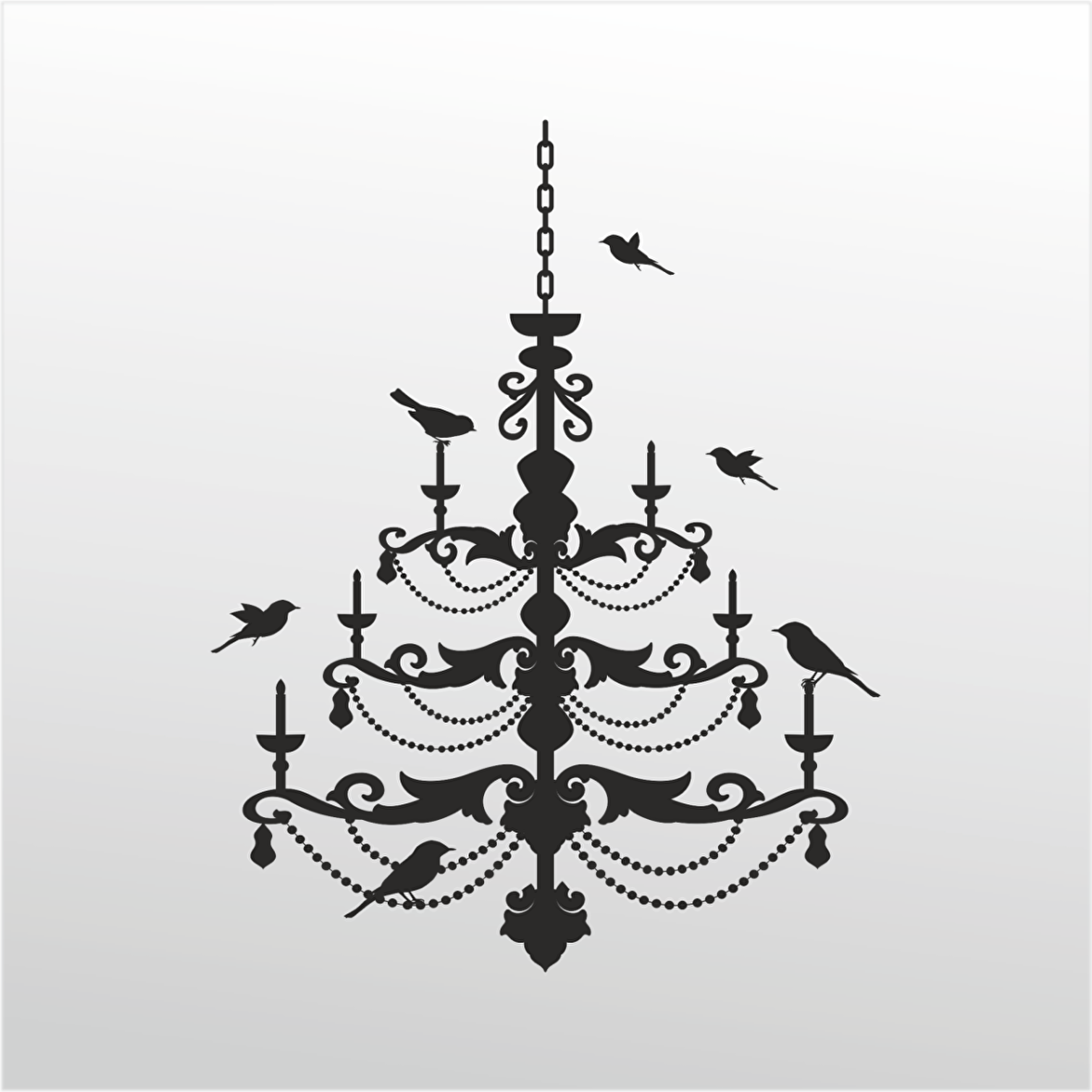 Folyo Sticker Kuş Deseni