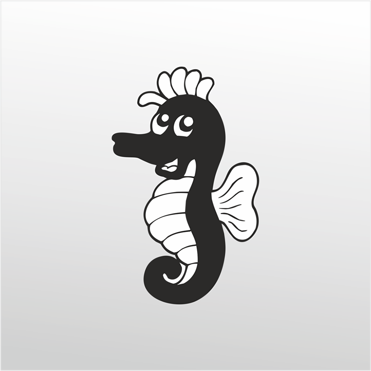 Folyo Sticker  Deniz Atı